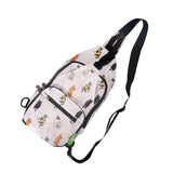 Eco Chic Beige Eco Chic Lightweight Foldable Crossbody Bag Beloved Cats