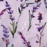 Eco Chic Eco Chic Lightweight Foldable Crossbody Bag Lavender with Dragonfly