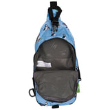 Eco Chic Blue Eco Chic Lightweight Foldable Crossbody Bag Multi Puffin