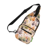Eco Chic Eco Chic Lightweight Foldable Crossbody Bag Rhythm of Trees