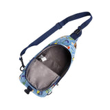 Eco Chic Blue Eco Chic Lightweight Foldable Crossbody Bag RSPB Birds