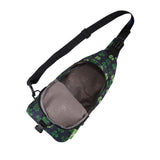 Eco Chic Eco Chic Lightweight Foldable Crossbody Bag Shamrock