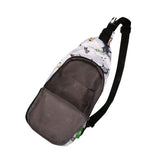 Eco Chic Eco Chic Lightweight Foldable Crossbody Bag Whimsy Cats