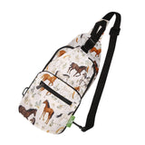 Eco Chic Eco Chic Lightweight Foldable Crossbody Bag Wild Horses