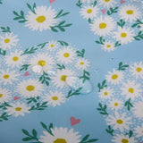 Eco Chic Eco Chic Lightweight Foldable Lunch Bag Daisy Hearts