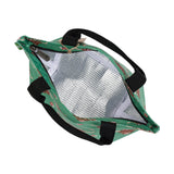 Eco Chic Green Eco Chic Lightweight Foldable Lunch Bag Floral Highland Cow