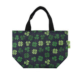 Eco Chic Eco Chic Lightweight Foldable Lunch Bag Shamrock