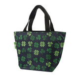 Eco Chic Eco Chic Lightweight Foldable Lunch Bag Shamrock