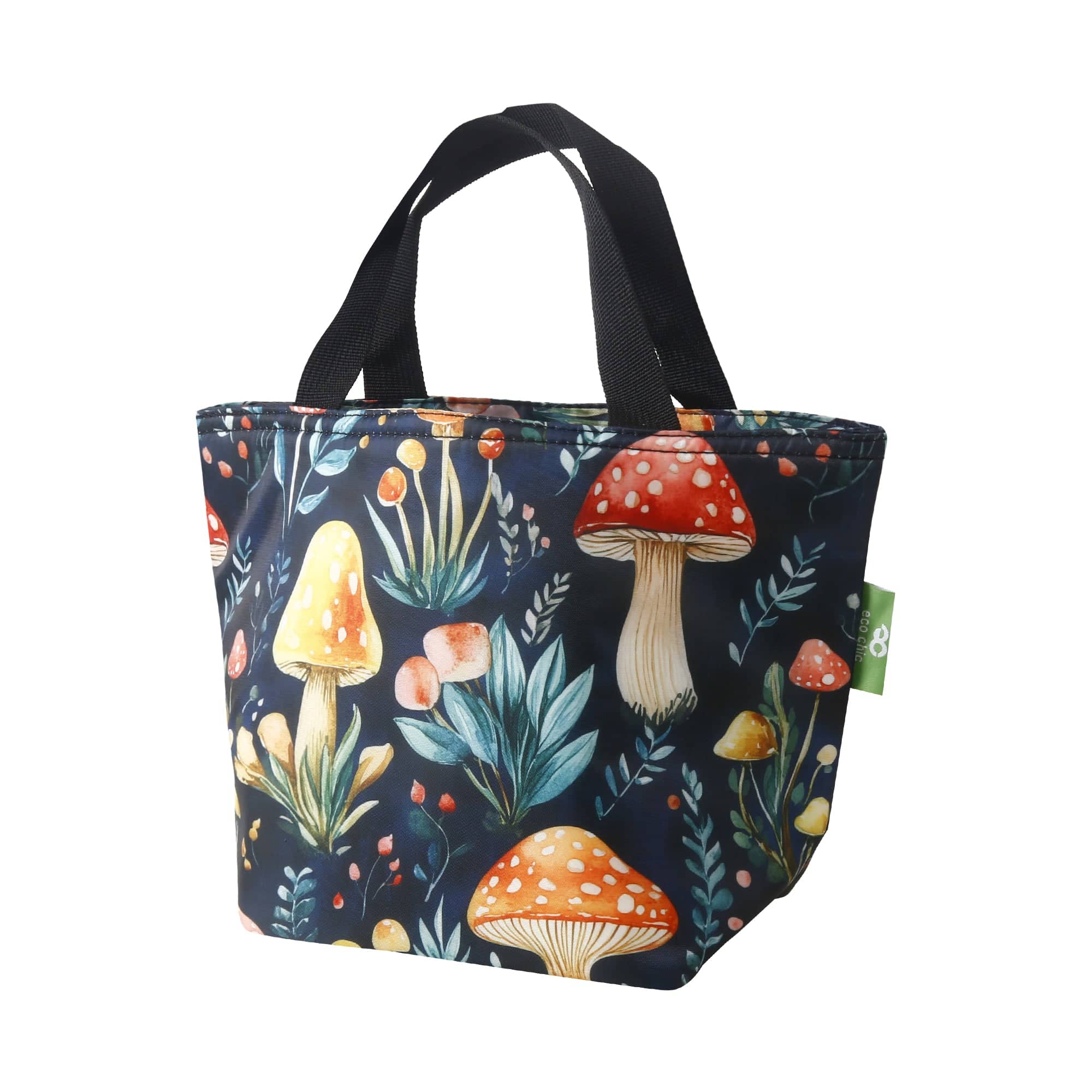 Eco Chic Eco Chic Lightweight Foldable Lunch Bag Toadstool