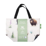 Eco Chic Eco Chic Lightweight Foldable Lunch Bag Whimsy Buffalo