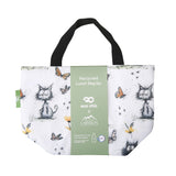 Eco Chic Eco Chic Lightweight Foldable Lunch Bag Whimsy Cats