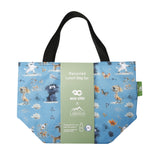 Eco Chic Eco Chic Lightweight Foldable Lunch Bag Whimsy Dogs