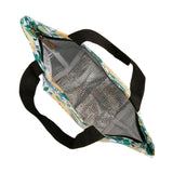 Eco Chic Eco Chic Lightweight Foldable Lunch Bag Yellow Flowers