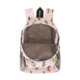 Eco Chic Eco Chic Lightweight Foldable Mini Backpack Beloved Cats