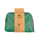 Eco Chic Eco Chic Lightweight Foldable Mini Backpack Deer