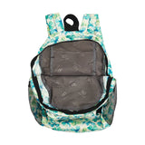 Eco Chic Beige Eco Chic Lightweight Foldable Mini Backpack Shamrocks