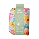 Eco Chic Eco Chic Lightweight Foldable Mini Backpack Sunflower