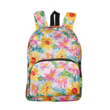 Eco Chic Eco Chic Lightweight Foldable Mini Backpack Sunflower