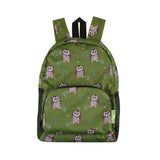 Eco Chic Eco Chic Lightweight Foldable Mini Backpack Tawny Owl