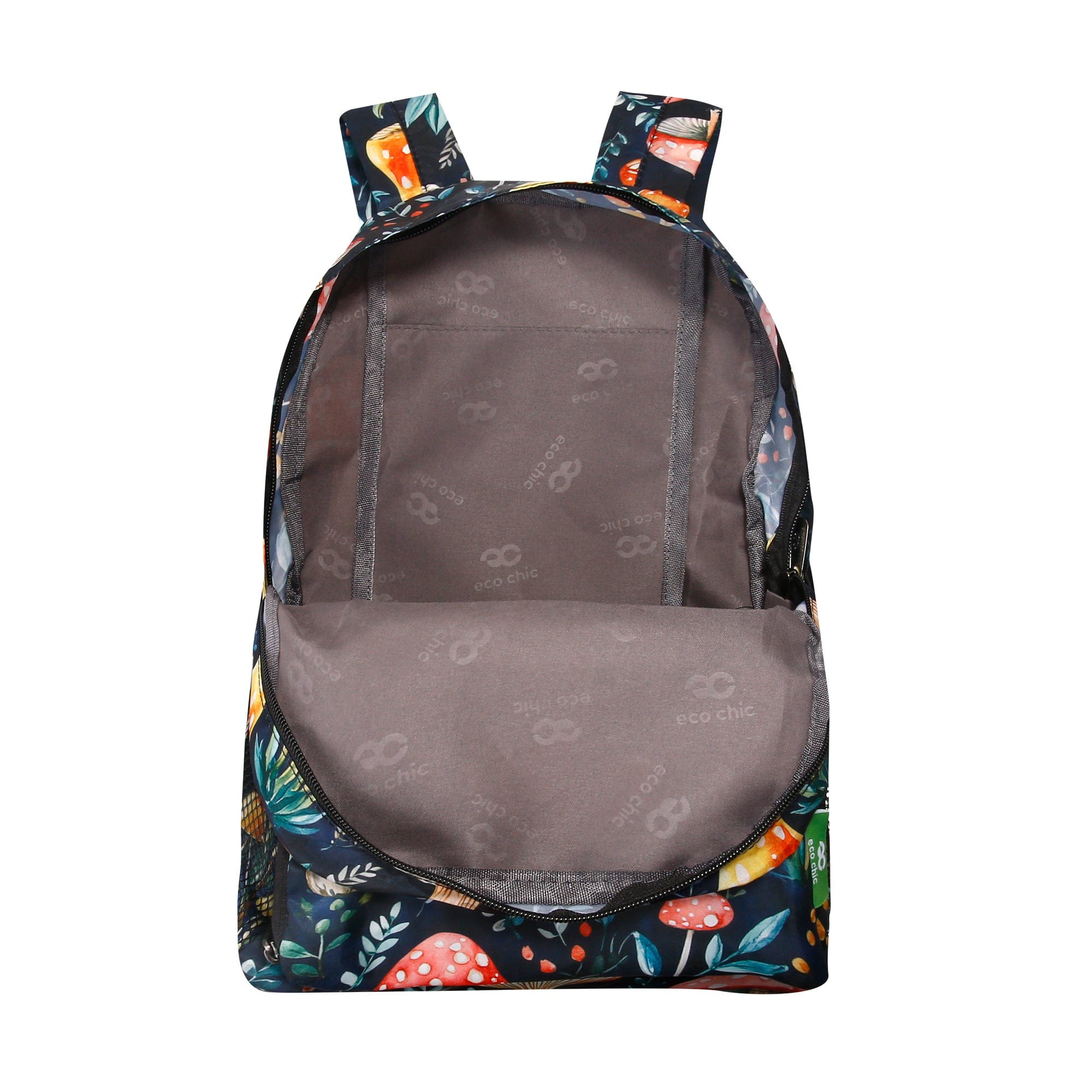 Eco Chic Eco Chic Lightweight Foldable Mini Backpack Toadstool