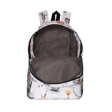 Eco Chic Eco Chic Lightweight Foldable Mini Backpack Whimsy Cats