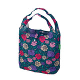 Eco Chic Green Eco Chic Lightweight Foldable Reusable Shopping Bag Big Bold Floral