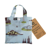 Eco Chic Eco Chic Lightweight Foldable Reusable Shopping Bag Cornwall