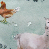 Eco Chic Eco Chic Lightweight Foldable Reusable Shopping Bag Cottage Animals