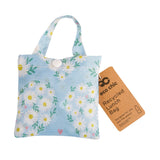Eco Chic Eco Chic Lightweight Foldable Reusable Shopping Bag Daisy Hearts