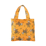 Eco Chic Eco Chic Lightweight Foldable Reusable Shopping Bag Monkeys