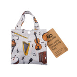 Eco Chic Eco Chic Lightweight Foldable Reusable Shopping Bag Music