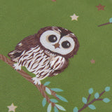 Eco Chic Eco Chic Lightweight Foldable Reusable Shopping Bag Tawny Owl Green