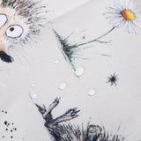 Eco Chic Eco Chic Lightweight Foldable Reusable Shopping Bag Whimsy Hedgehog