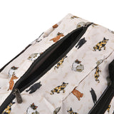 Eco Chic Beige Eco Chic Recycled Cabin Holdall Bag Beloved Cats