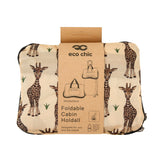 Eco Chic Beige Eco Chic Recycled Cabin Holdall Bag Giraffes