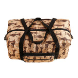 Eco Chic Beige Eco Chic Recycled Cabin Holdall Bag Giraffes