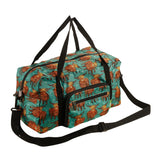 Eco Chic Teal Eco Chic Recycled Cabin Holdall Bag Highland Cow