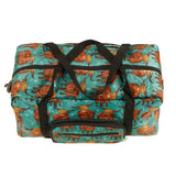Eco Chic Teal Eco Chic Recycled Cabin Holdall Bag Highland Cow