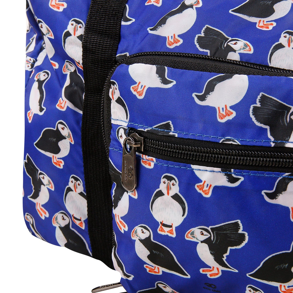 Eco Chic Recycled Cabin Holdall Bag Puffin Blue (EC-DS29BU)