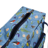 Eco Chic Blue Eco Chic Recycled Cabin Holdall Bag RSPB Birds