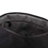 Eco Chic Eco Chic Recycled Canvas Crescent Bag - Black