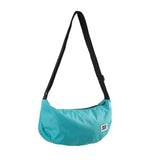 Eco Chic Eco Chic Recycled Canvas Crescent Bag - Teal