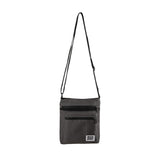 Eco Chic Eco Chic Recycled Canvas Messenger Bag - Carbon