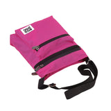Eco Chic Eco Chic Recycled Canvas Messenger Bag - Fuchsia