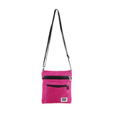 Eco Chic Eco Chic Recycled Canvas Messenger Bag - Fuchsia