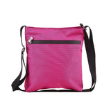 Eco Chic Eco Chic Recycled Canvas Messenger Bag - Fuchsia