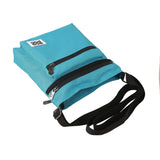 Eco Chic Eco Chic Recycled Canvas Messenger Bag - Teal