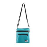 Eco Chic Eco Chic Recycled Canvas Messenger Bag - Teal