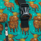 Eco Chic Eco Chic Recycled Canvas Rollup Backpack - Highland Cow