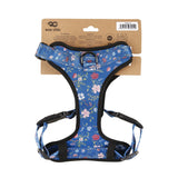 Eco Chic Eco Chic Recycled Dog Harness - Floral Navy
